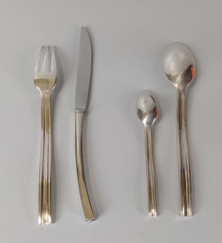 Plaqué argent HERMÈS PARIS - Service de couverts 