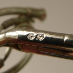 Hermes, Paris - Pair Vintage Equestrian / Whip in Sterling Silver