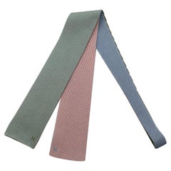 Hermes Paris Pastel Silk Maille de Soie 4 Temps 4 in 1 Neck Tie