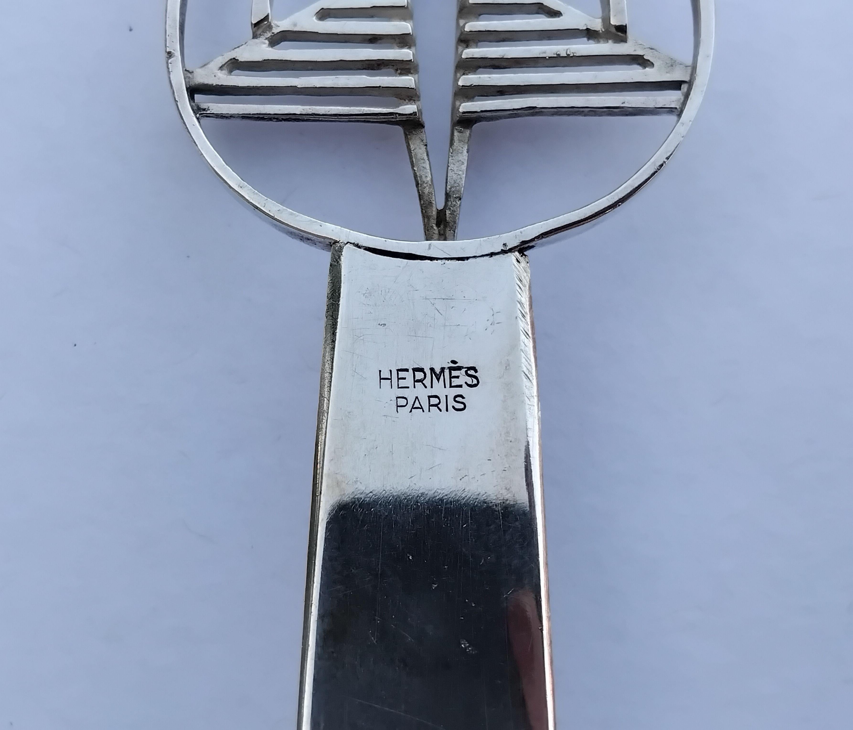 Ouvre-lettre Hermès Paris Plane Silver Airplane and Radar en vente 6