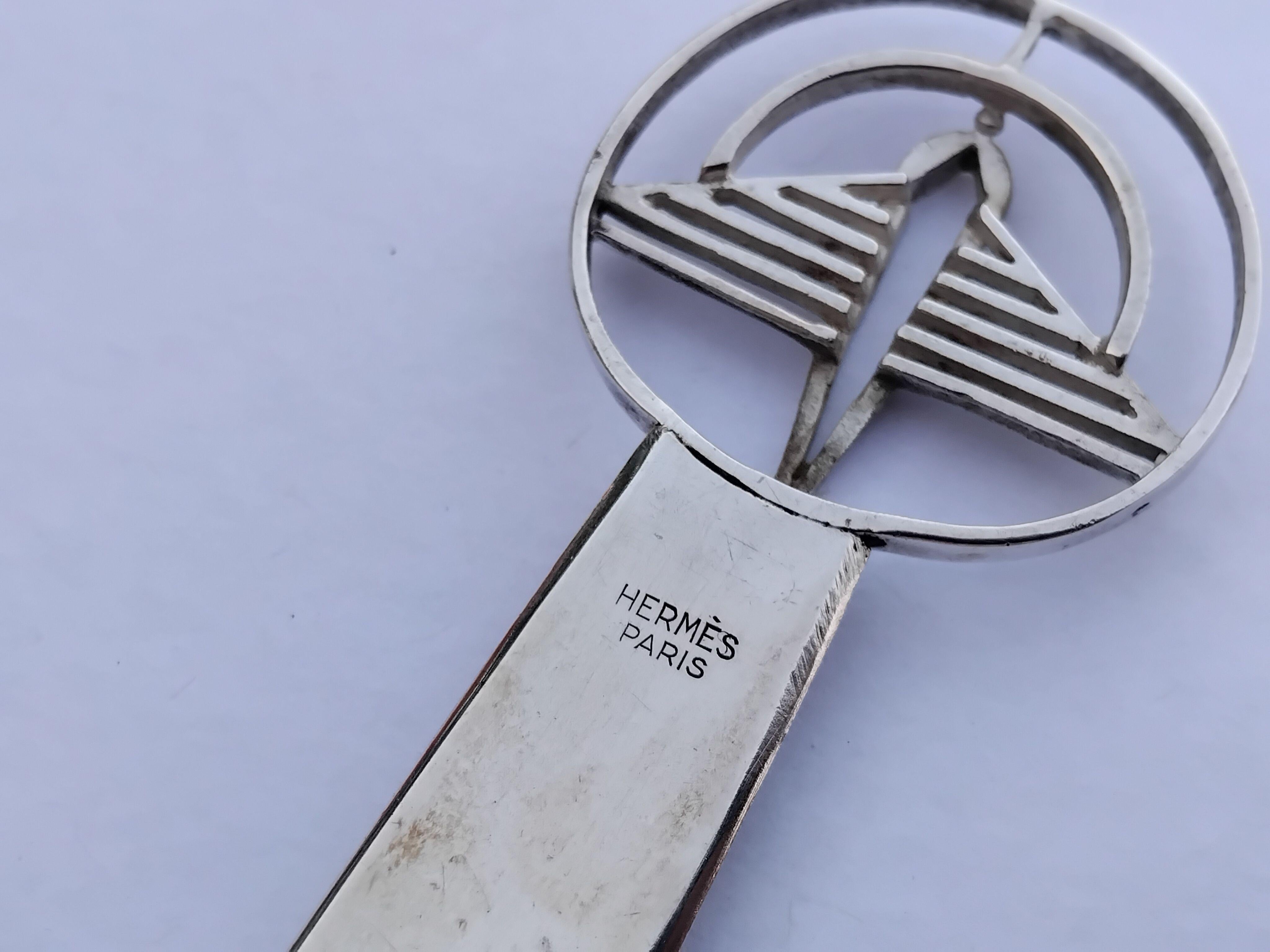 Ouvre-lettre Hermès Paris Plane Silver Airplane and Radar en vente 5