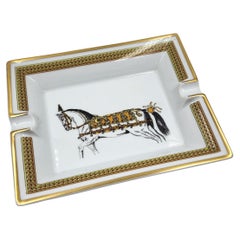 Posacenere in porcellana Hermes Paris