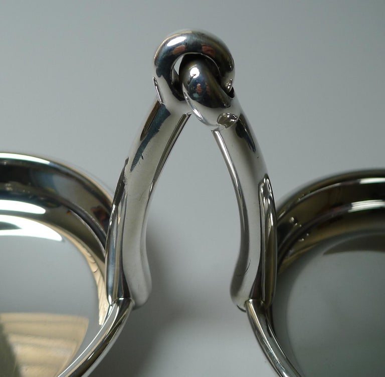 Hermes, Paris, Rare Double Equestrian Horse Bit Vide Poche / Trays c