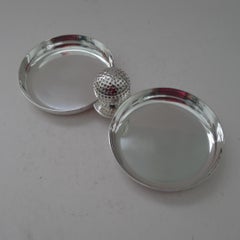 Hermes, Paris, Rare Double Golf Vide Poche / Trays c.1960