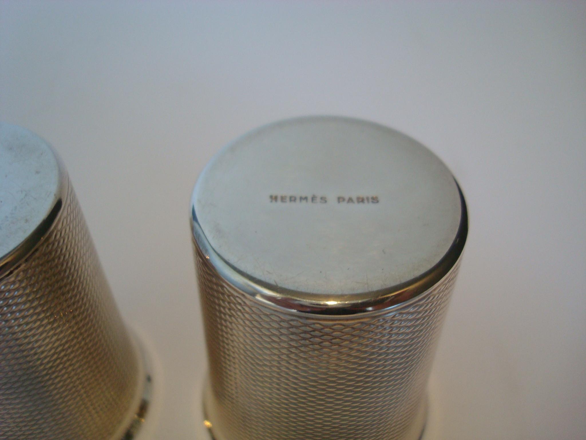 Hermes Paris, Rare French Silver Smoking Set, c 1930 For Sale 5