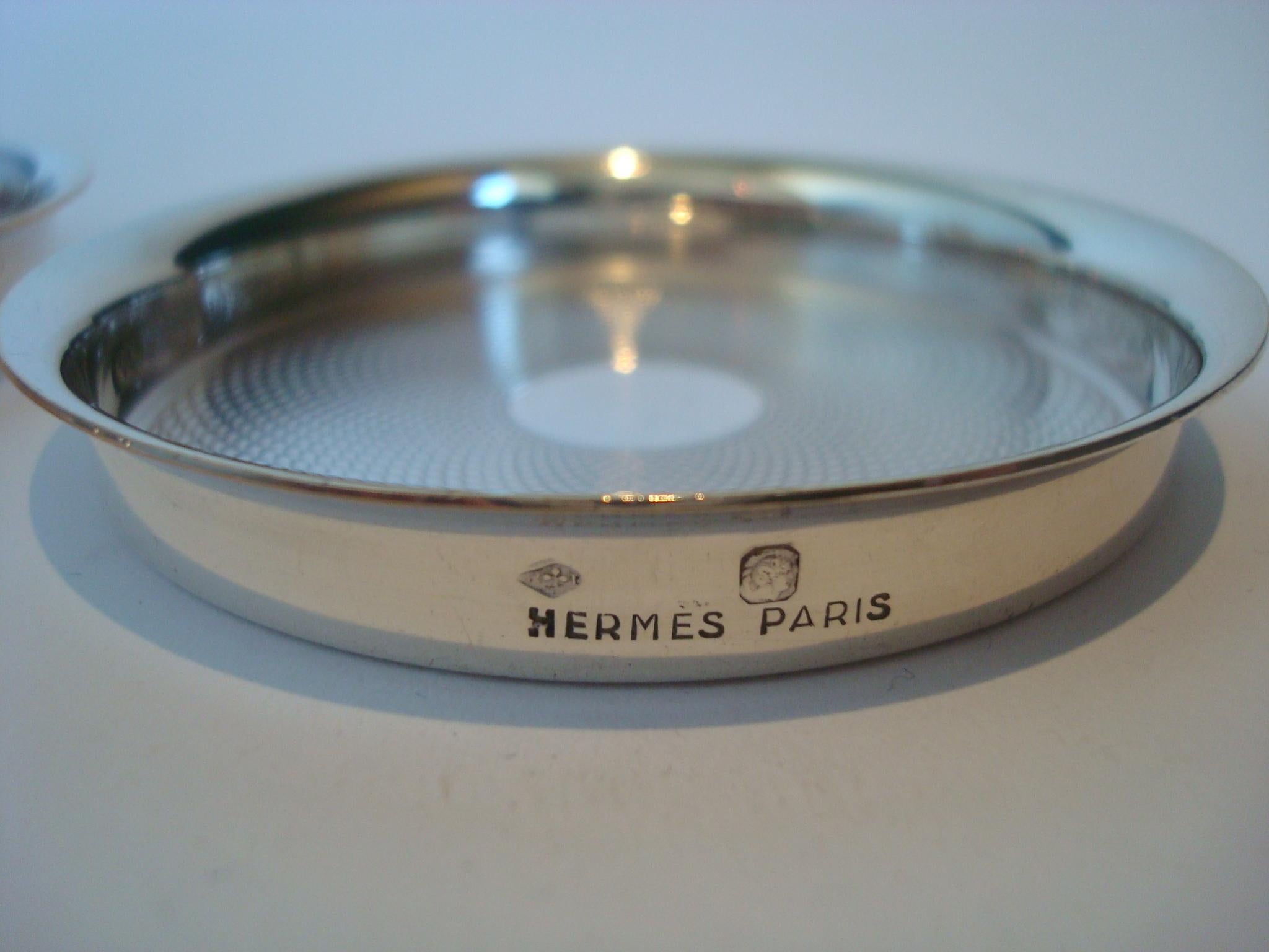 Hermès Paris, Rare ensemble de fumeurs français en argent, vers 1930 en vente 5