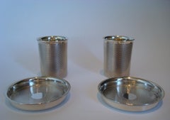 Hermes Paris, Rare French Silver Smoking Set, c 1930