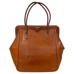 HERMES Paris - Seltene Tan Barenia Kalbsleder Convoyeur Tasche. Limitierte Auflage