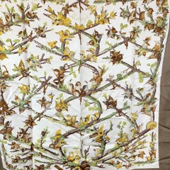 Hermes Paris Rare Vintage Silk Scarf Bocage 1971 Anne Gavarni