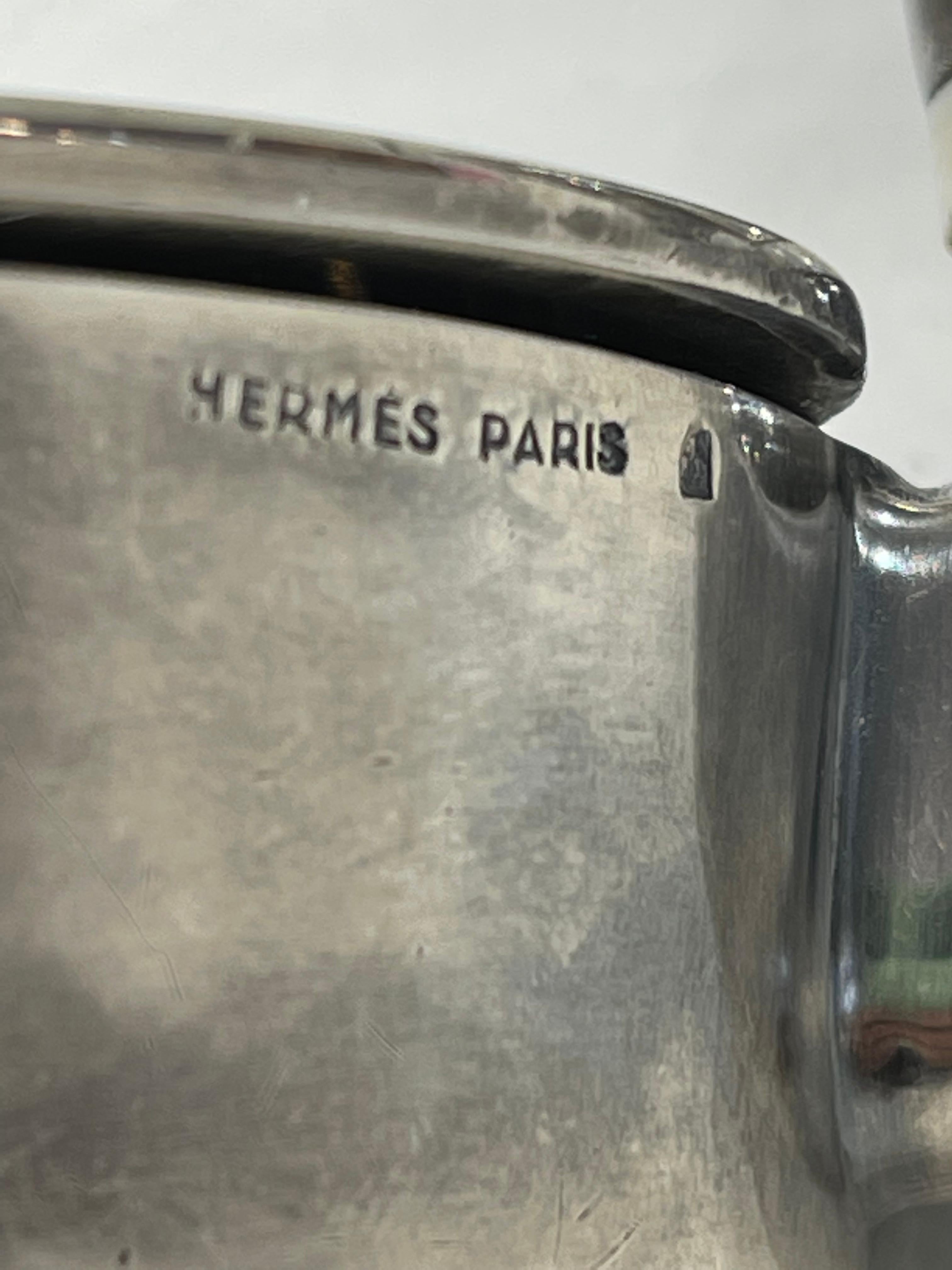 Hermès Paris & Ravinet D Enfert Metal Duck Cup In Good Condition In Saint-Ouen, FR