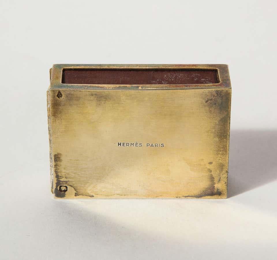 Hermes Paris & Ravinet d'Enfert, a Rare French Silver-Gilt Smoking Set 4