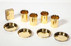 Hermes Paris & Ravinet d'Enfert, a Rare French Silver-Gilt Smoking Set