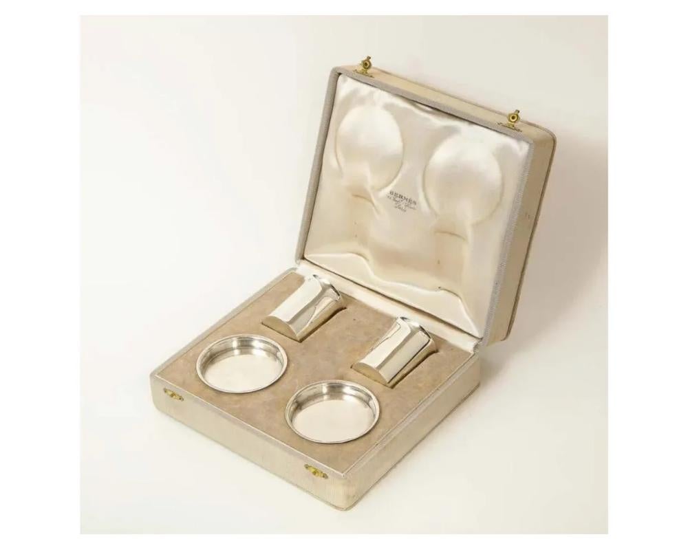 Hermes Paris & Ravinet d’Enfert, a Rare French Silver Smoking Set For Sale 3