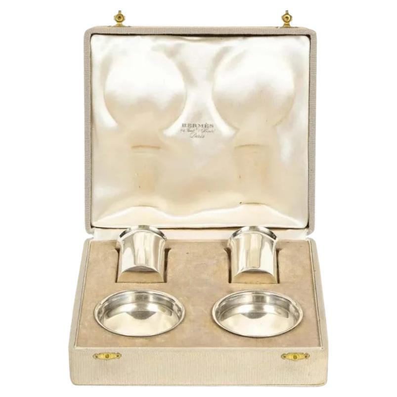 Hermes Paris & Ravinet d’Enfert, a Rare French Silver Smoking Set For Sale