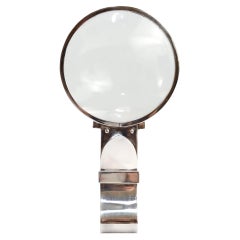 Hermès Paris Ravinet D'enfert im Art-Déco-Stil – Lupe mit Schnalle aus Sterlingsilber