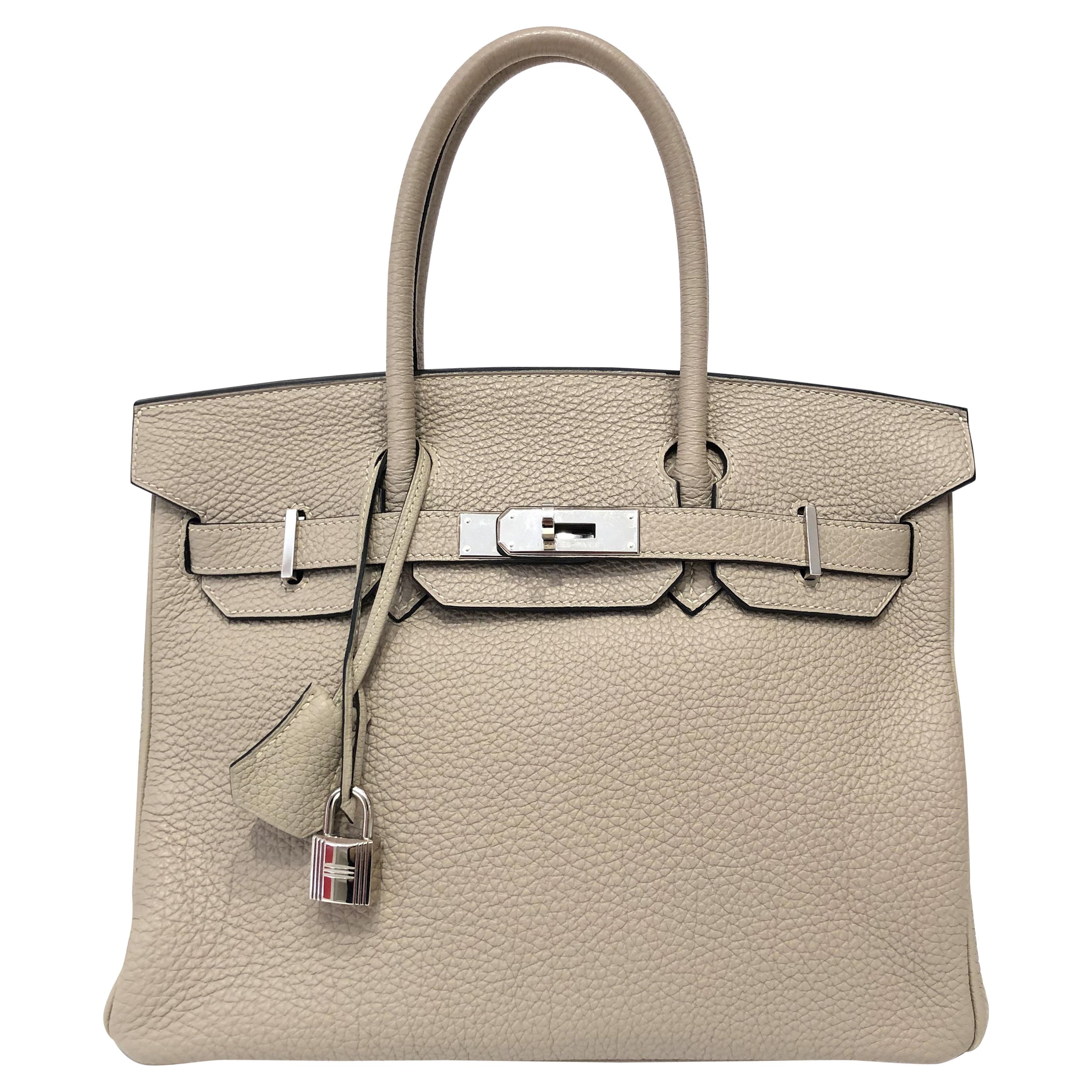 HERMES Paris Sac Birkin 30 Gris, 2009 6