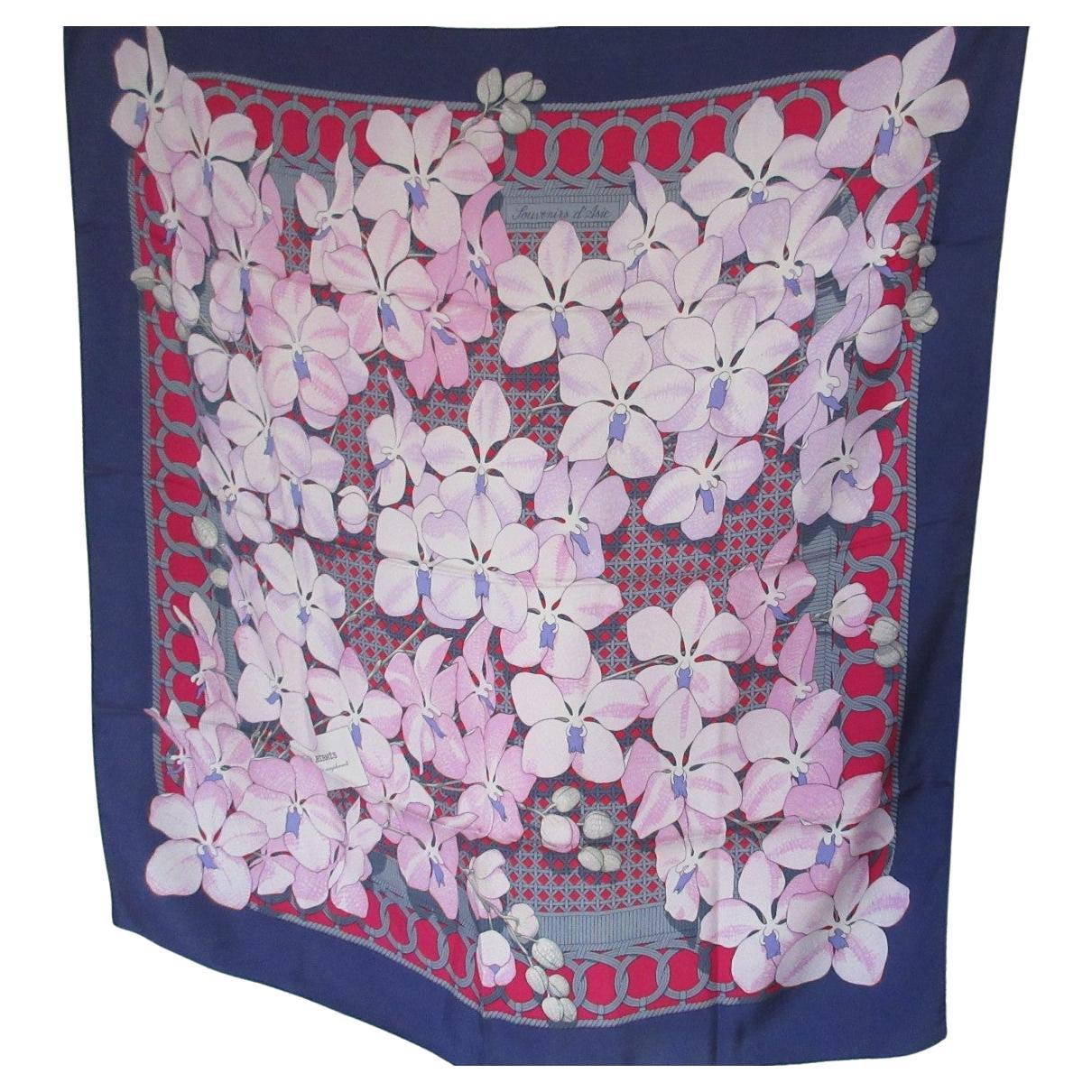 Pañuelo Hermès París Souvenirs d
Asie de Vladimir Rybaltchenko en venta