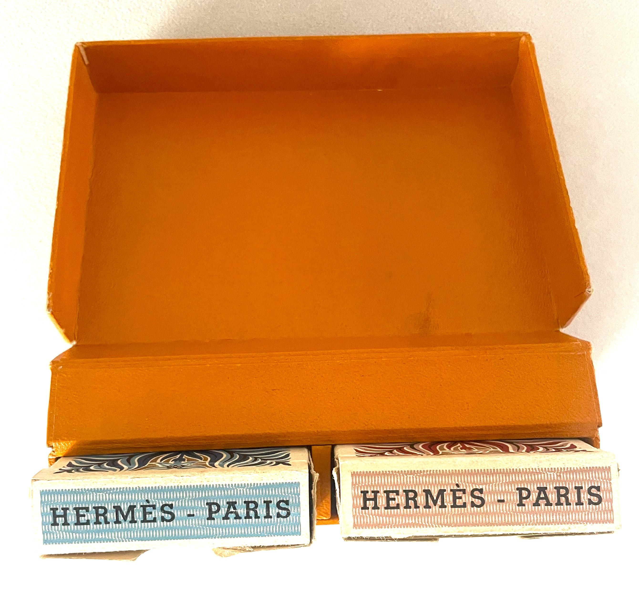 Exceptional Set of Playing cards created for the famous Parisian store Hermès by A. M. Cassandre . From the Original 1948 edition of the deck designed by Cassandre for Hermès, Paris and made by Draeger Frères, also of Paris. The cards were sold as a