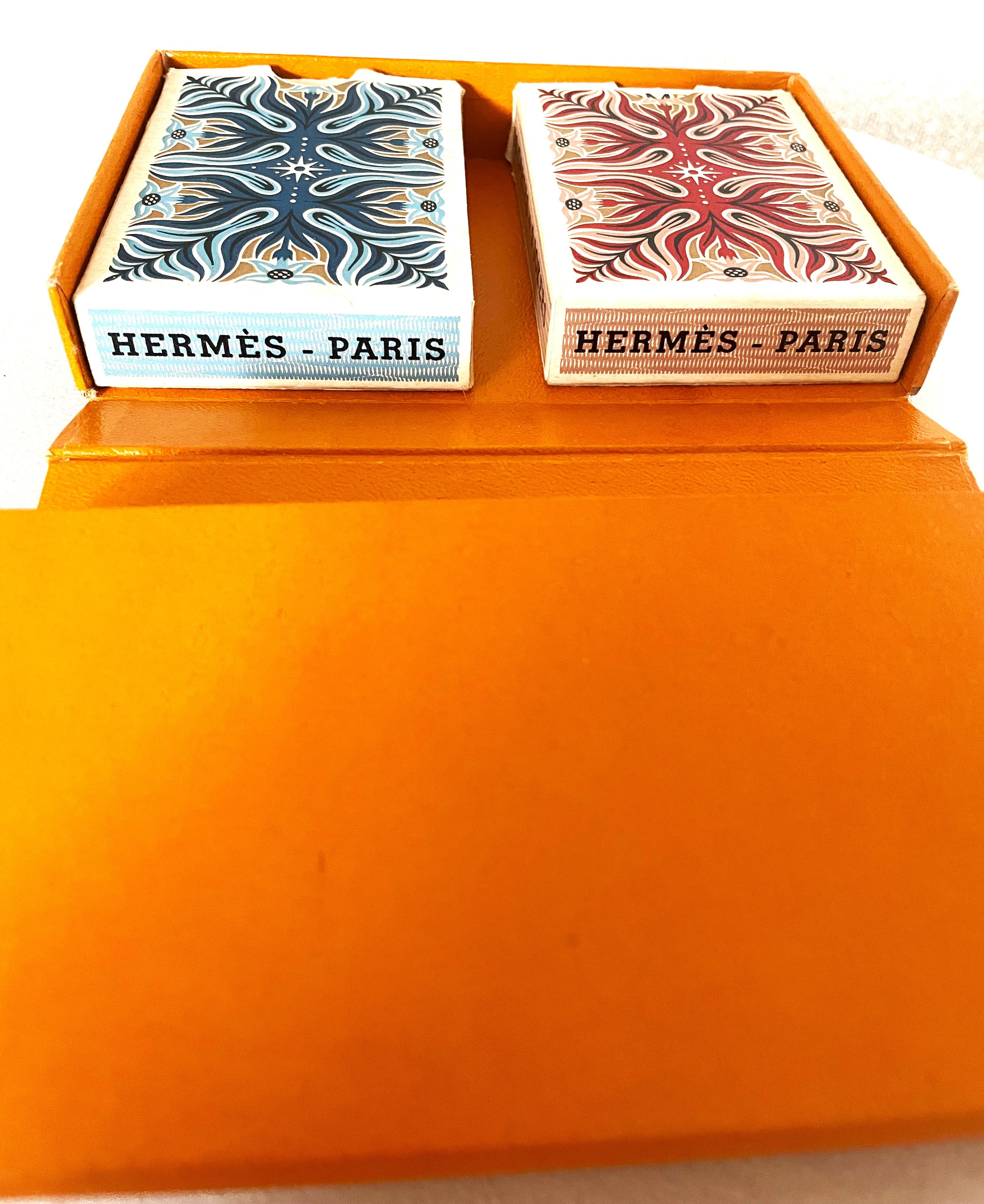 Hermès Paris Set of Playing Cards 1948 designed by Cassandre Collectors Item In Fair Condition In 'S-HERTOGENBOSCH, NL