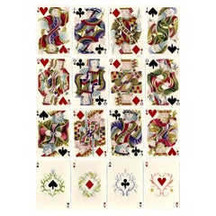 Hermès Paris Set of Playing Cards 1948 designed by Cassandre Collectors Item
