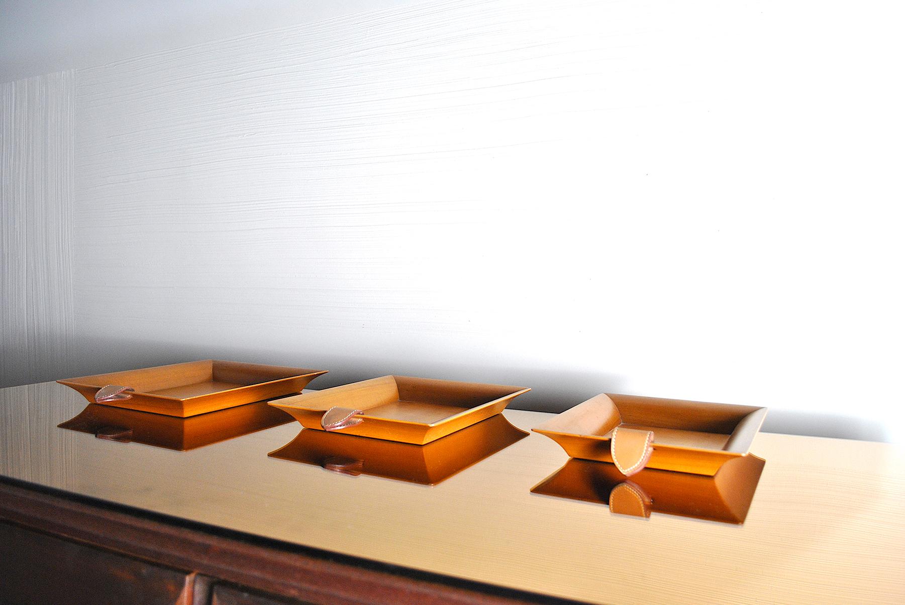 French Hermes Paris Set of Three Valets Tray