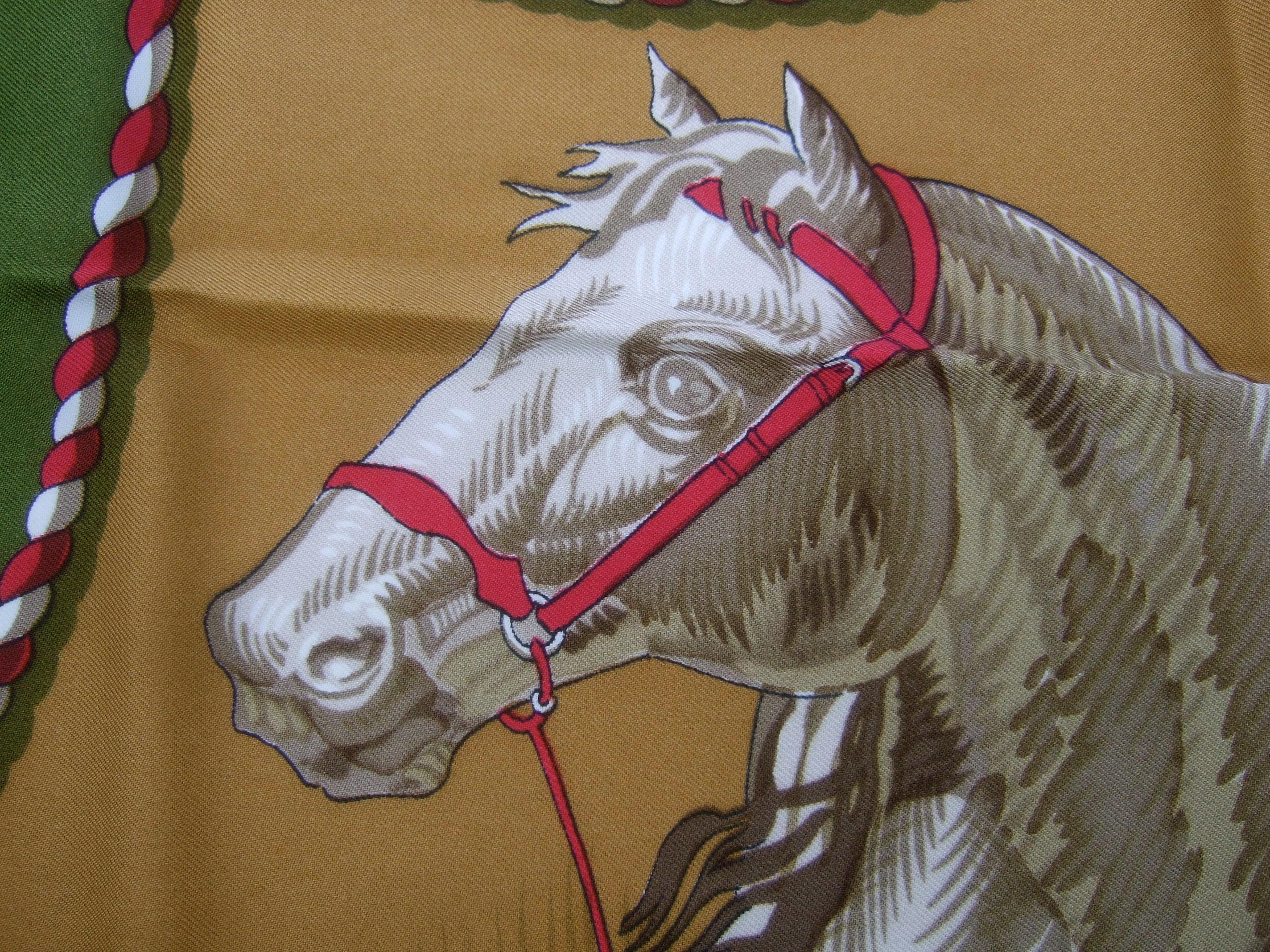 vintage hermes horse scarf