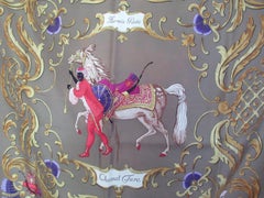 Hermès Paris Silk Scarf Cheval Turc by Christiane Vauzelles