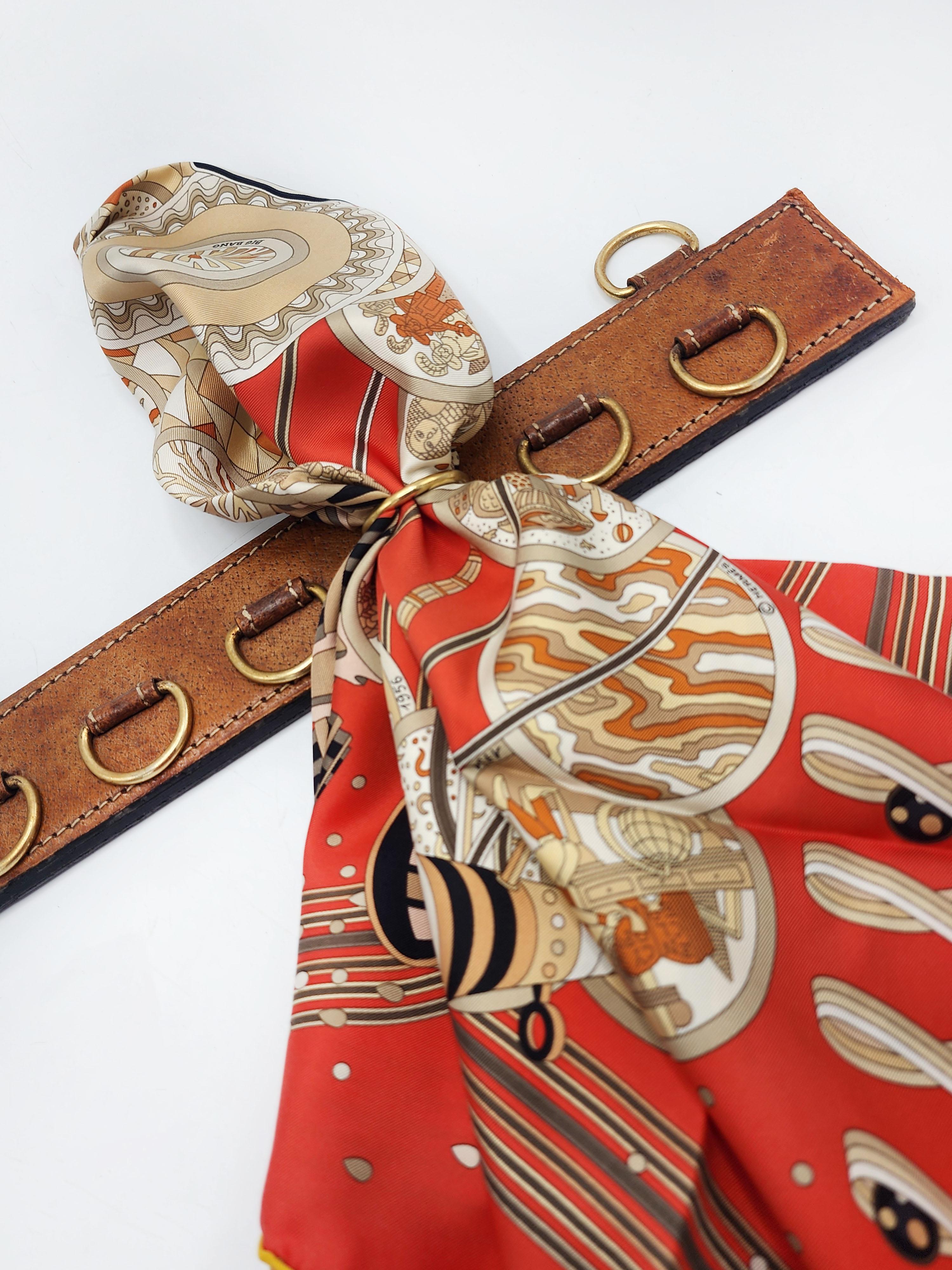 Hermes Paris silk scarf from the 90s In Good Condition In Autonomous City Buenos Aires, CABA