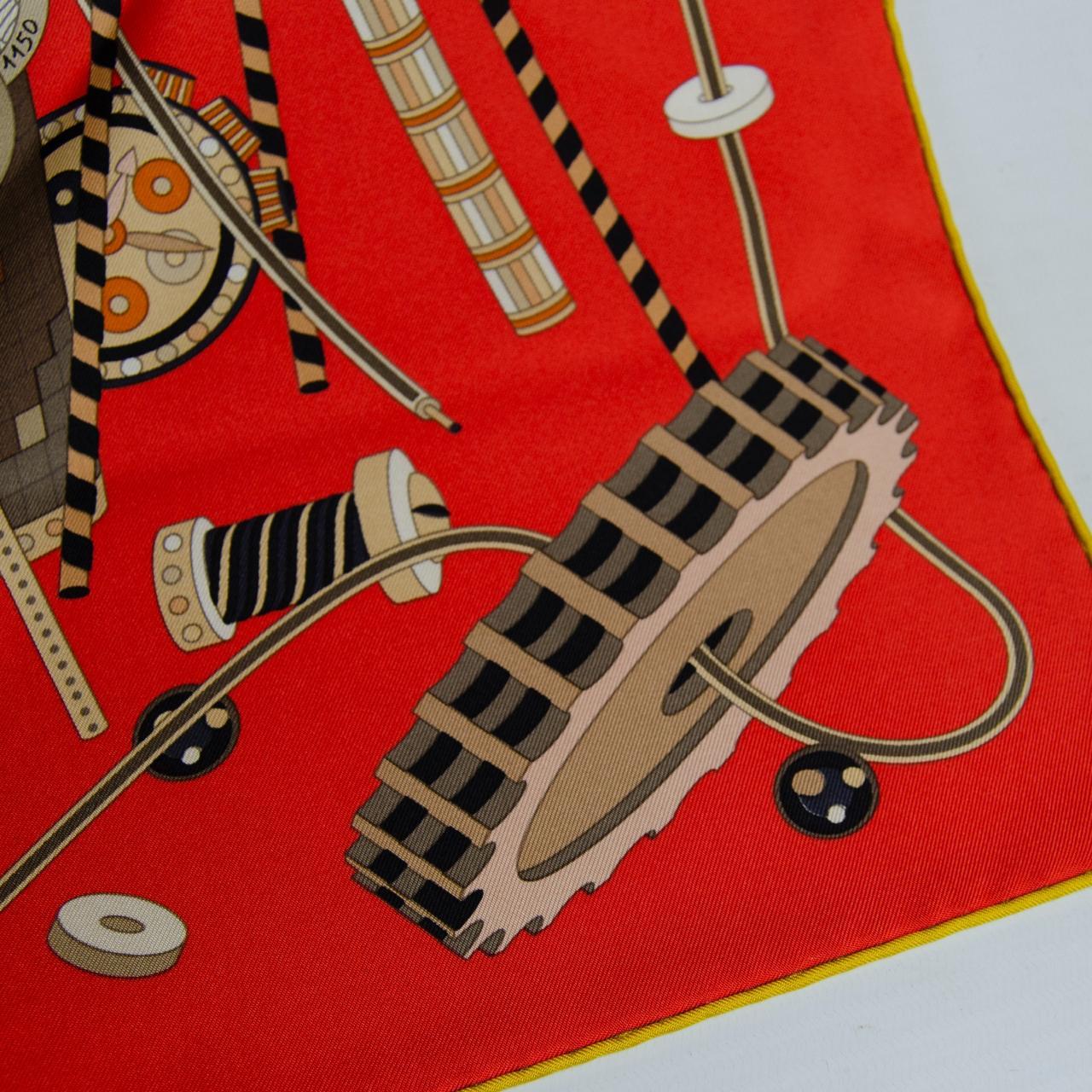 20th Century Hermes Paris silk scarf from the 90s