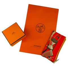 Hermes Paris silk scarf from the 90s