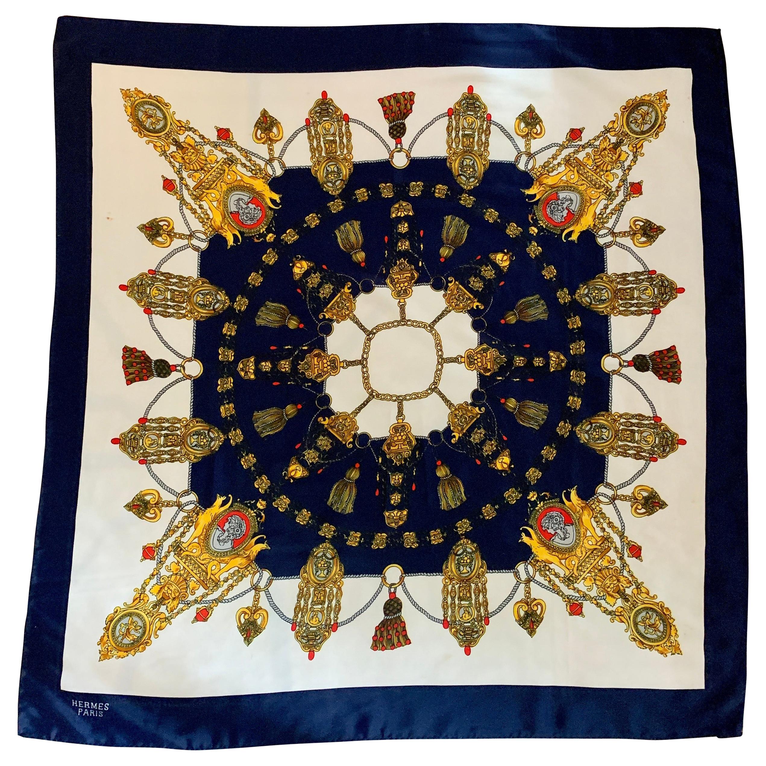 hermes paris silk scarf