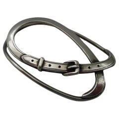 Hermes, Paris - Silver "Belt" Money / Paper Clip or Holder c.1980