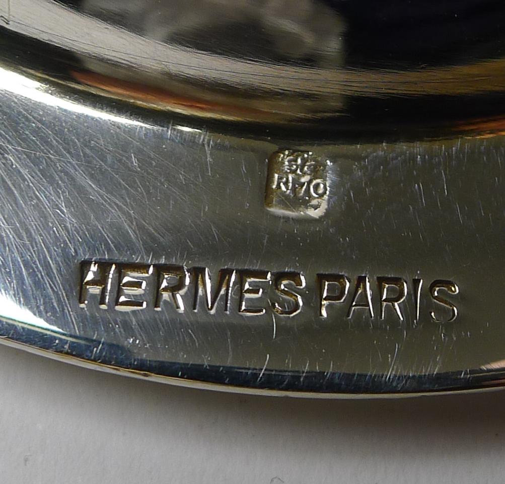 French Hermes, Paris, Silver & Gold Plated Horseshoe Dish c.1960