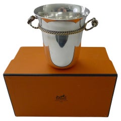 Hermes, Paris - Silver & Gold Plated Vase / Beaker / Desk Cup