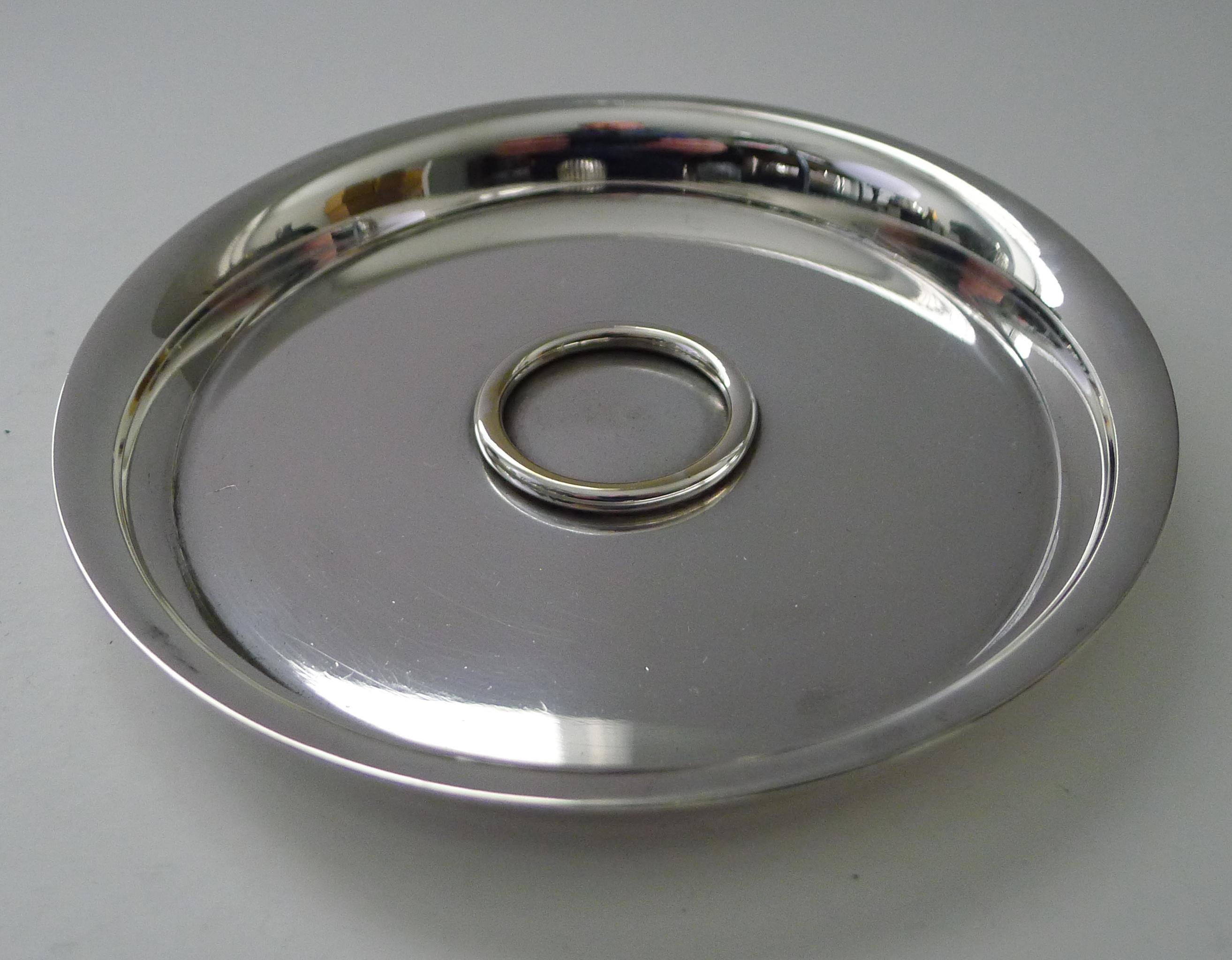 20th Century Hermes, Paris, Silver Plated Novelty Dish / Vide Poche, C.1960 For Sale