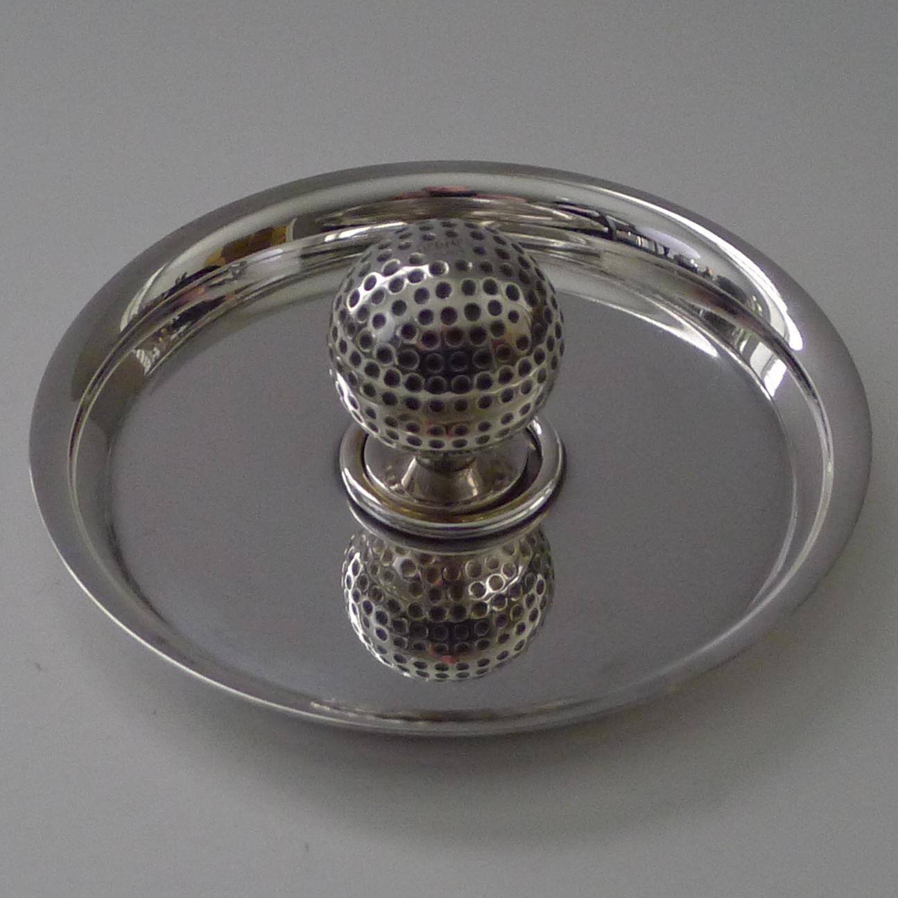 20th Century Hermes, Paris, Silver Plated Novelty Dish / Vide Poche, C.1960 For Sale