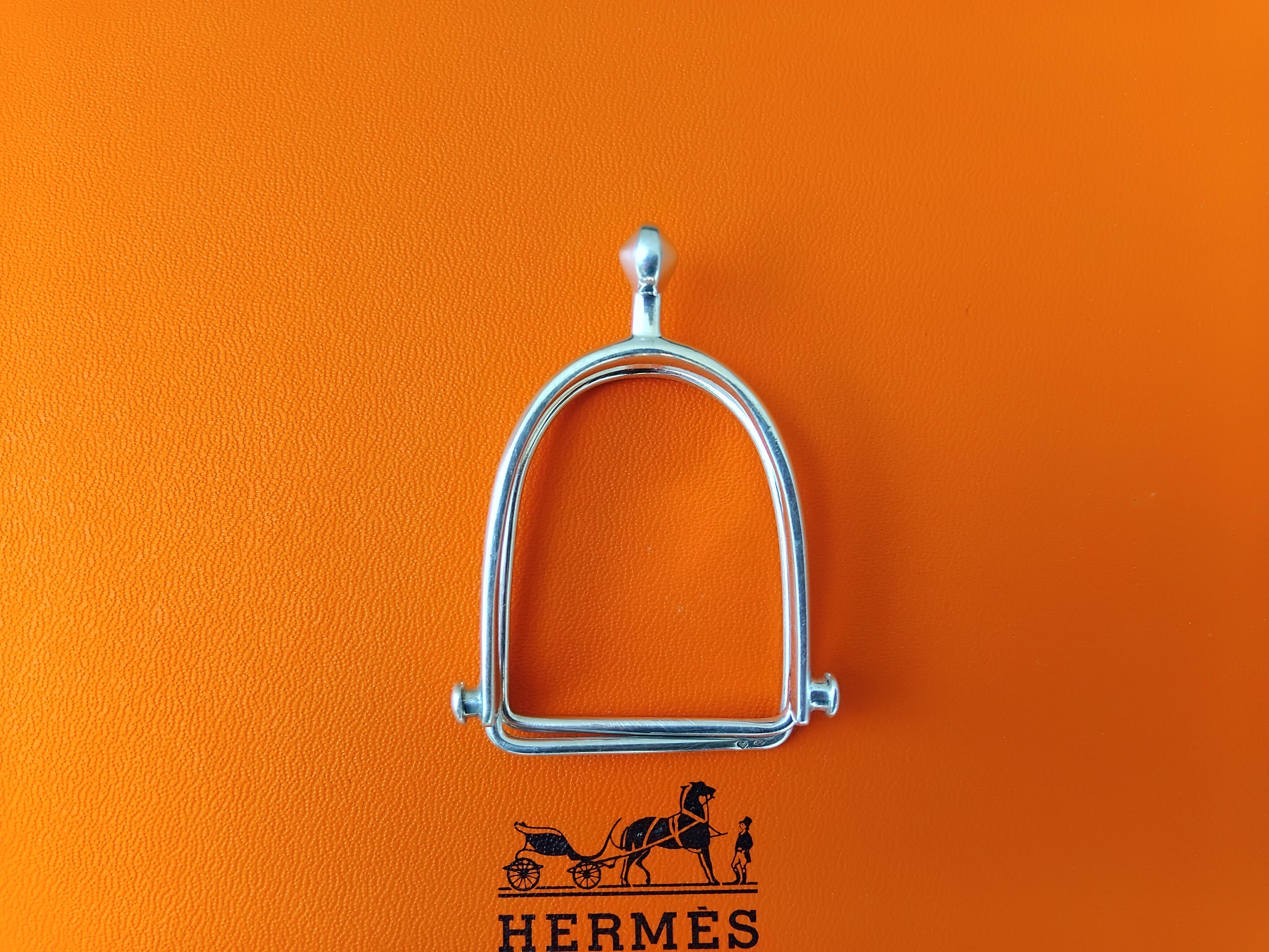 Femenino o masculino Hermès Paris Pinza para billetes de plata con forma de espuela Gaetan De Percin Caballo Texas en venta