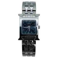 Hermes Paris Stainless Steel HH1.210 Quartz 23mm Wrist Watch 