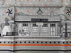 Hermès Paris Station Satz von 2 zusammenpassenden Seidenschals Texas Wild West