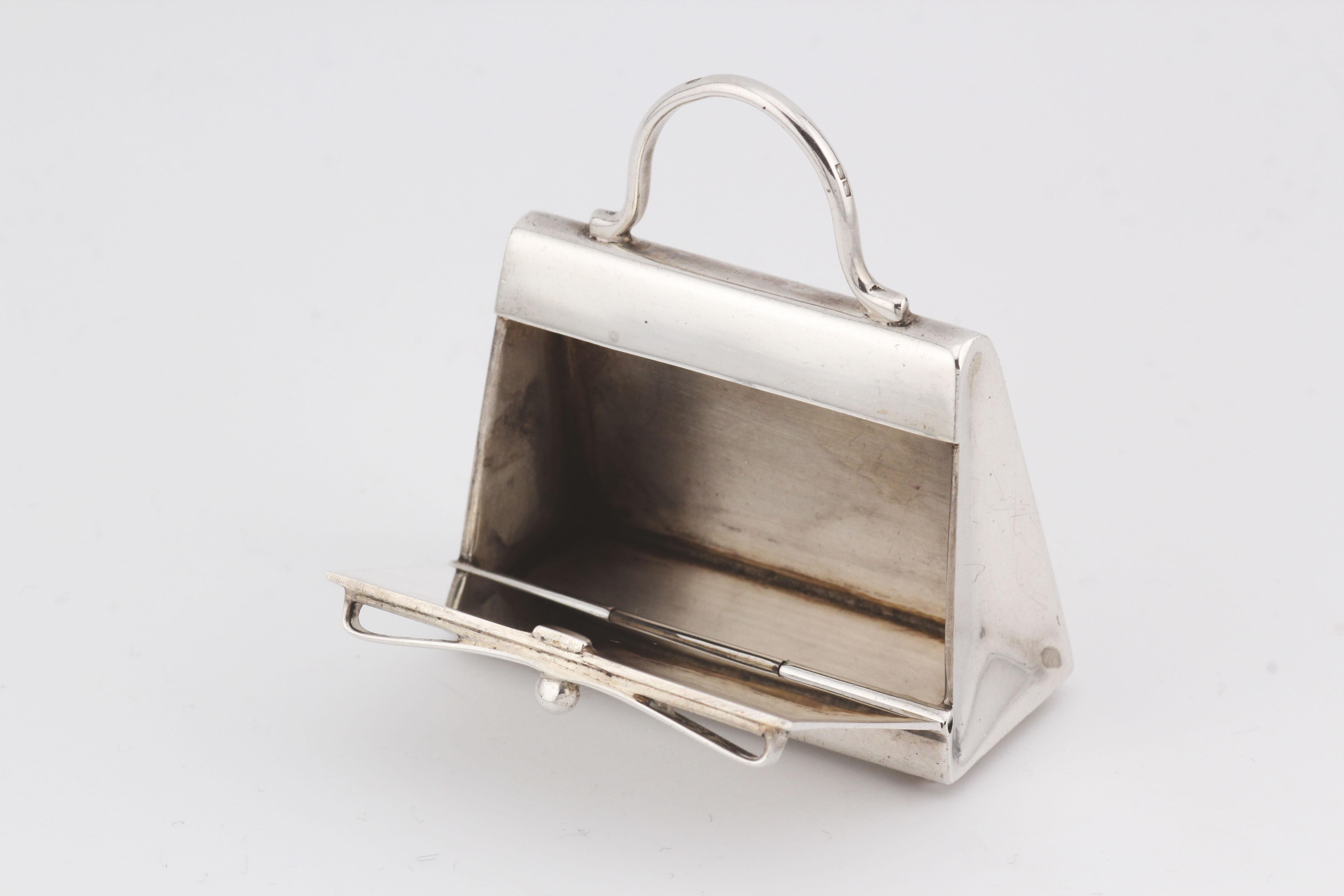 Colgante Pastillero Kelly Bag Hermes Paris Plata de Ley 7