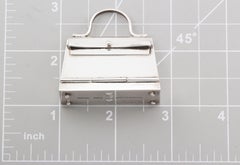 Hermes Paris Sterling Silver Kelly Bag Pill Box Charm Pendant