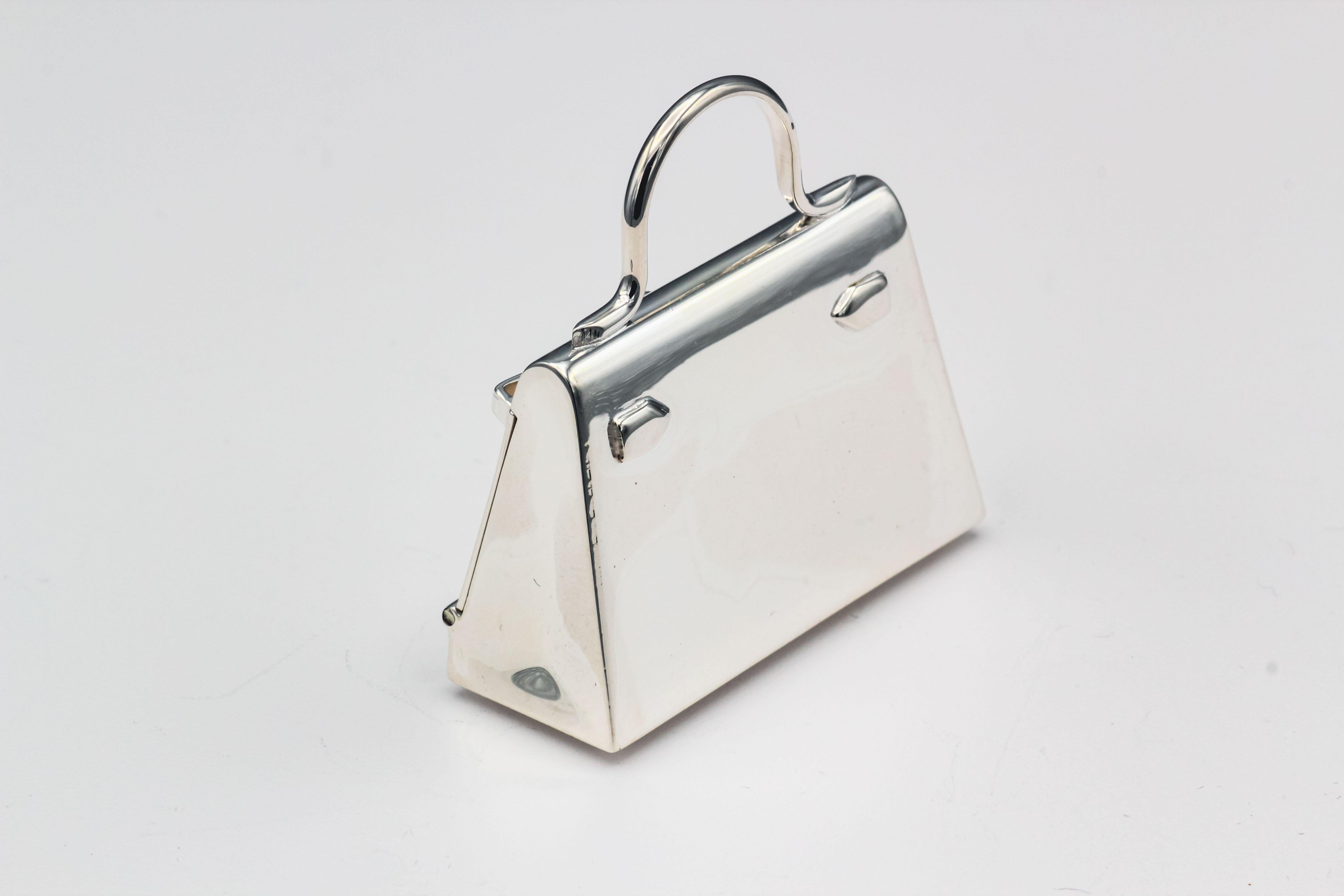 hermes sterling silver kelly bag