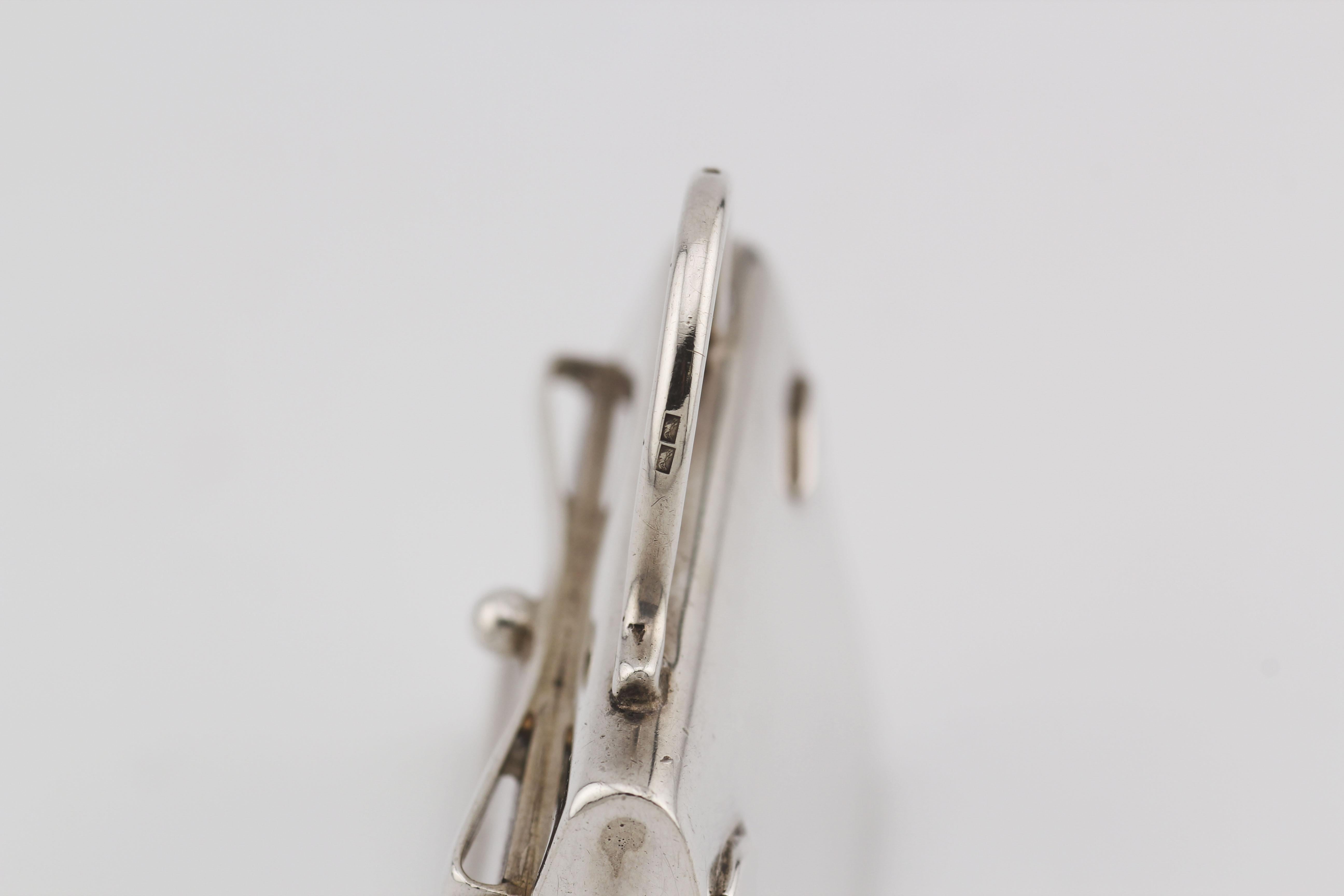 Colgante Pastillero Kelly Bag Hermes Paris Plata de Ley 4