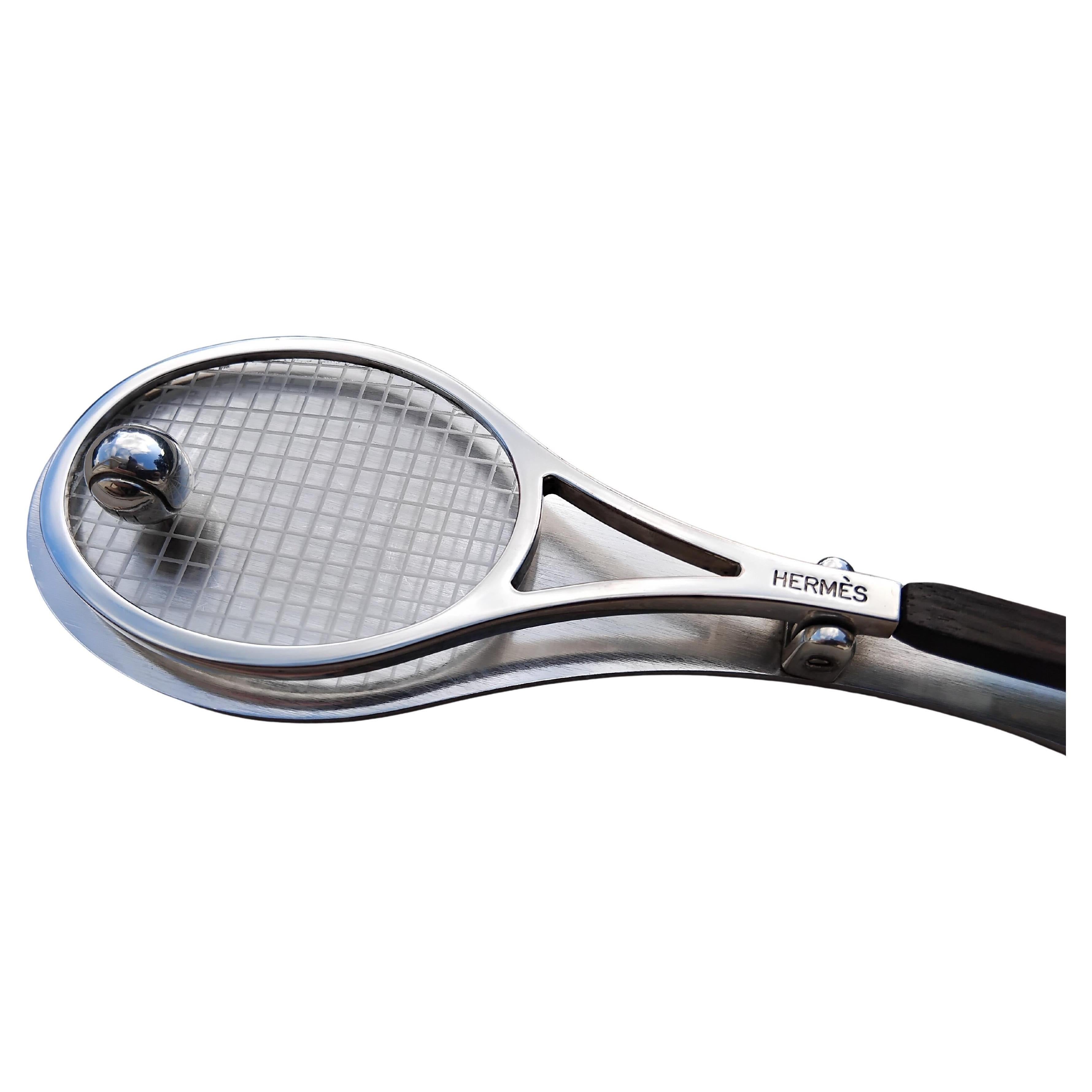 Hermès Paris Racchetta da tennis Fermasoldi Fermasoldi Palla da tennis in vendita 8