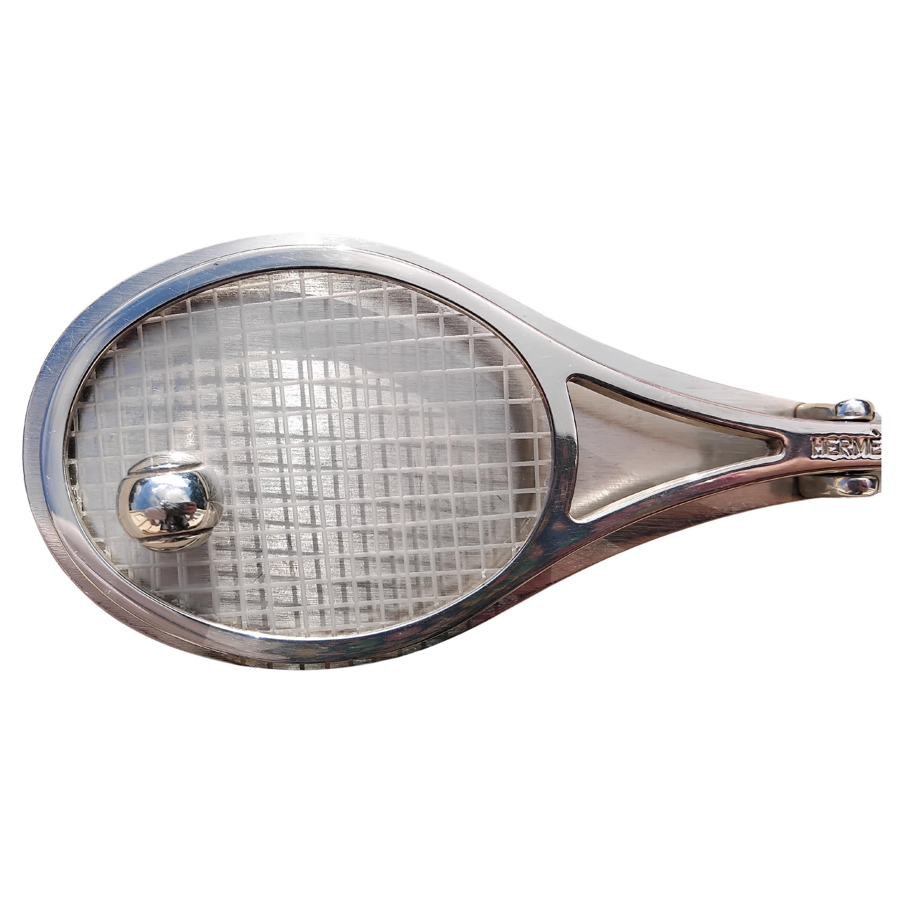 Hermès Paris Racchetta da tennis Fermasoldi Fermasoldi Palla da tennis in vendita 2
