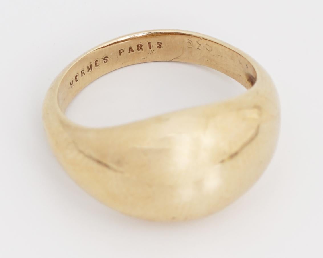 Women's Hermès, Paris, Vintage 18k Gold Ring, circa 1970
