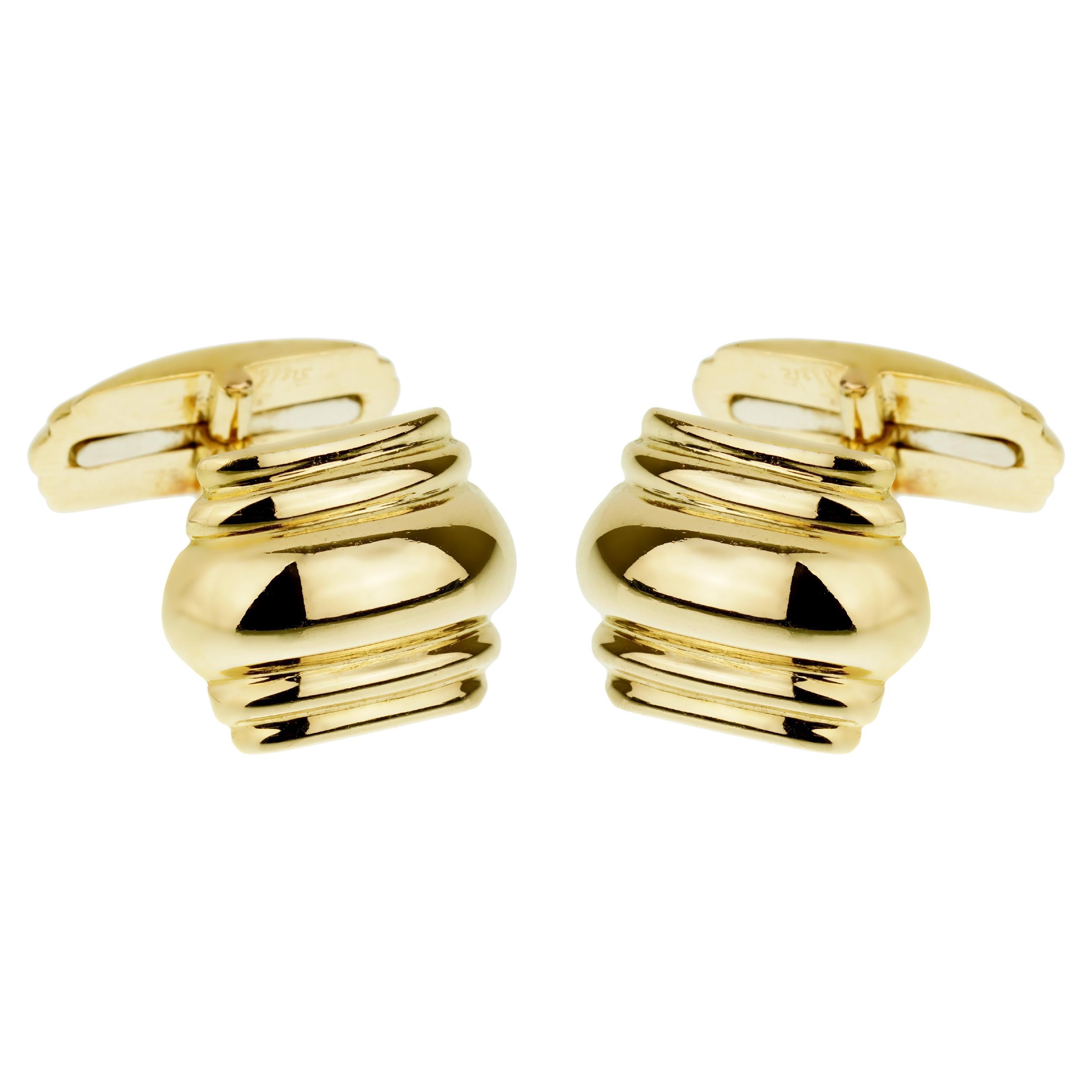 Gemelos Hermes Paris Vintage Oro Amarillo 18k