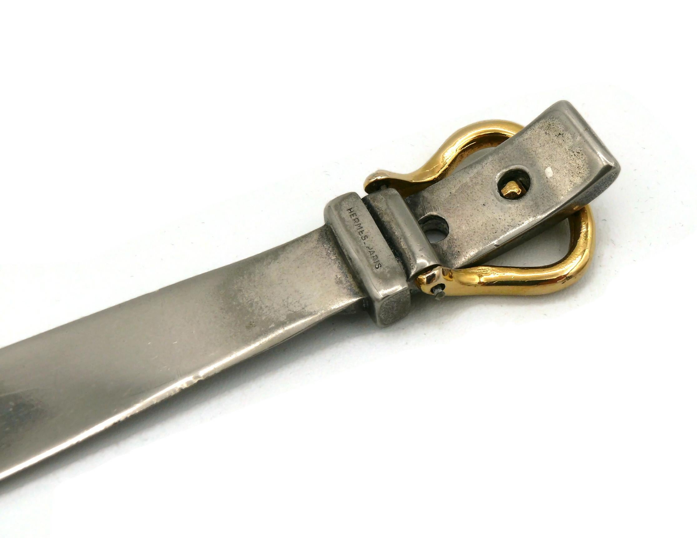 HERMES PARIS Vintage Iconic Buckle Detail Paper Knife 7