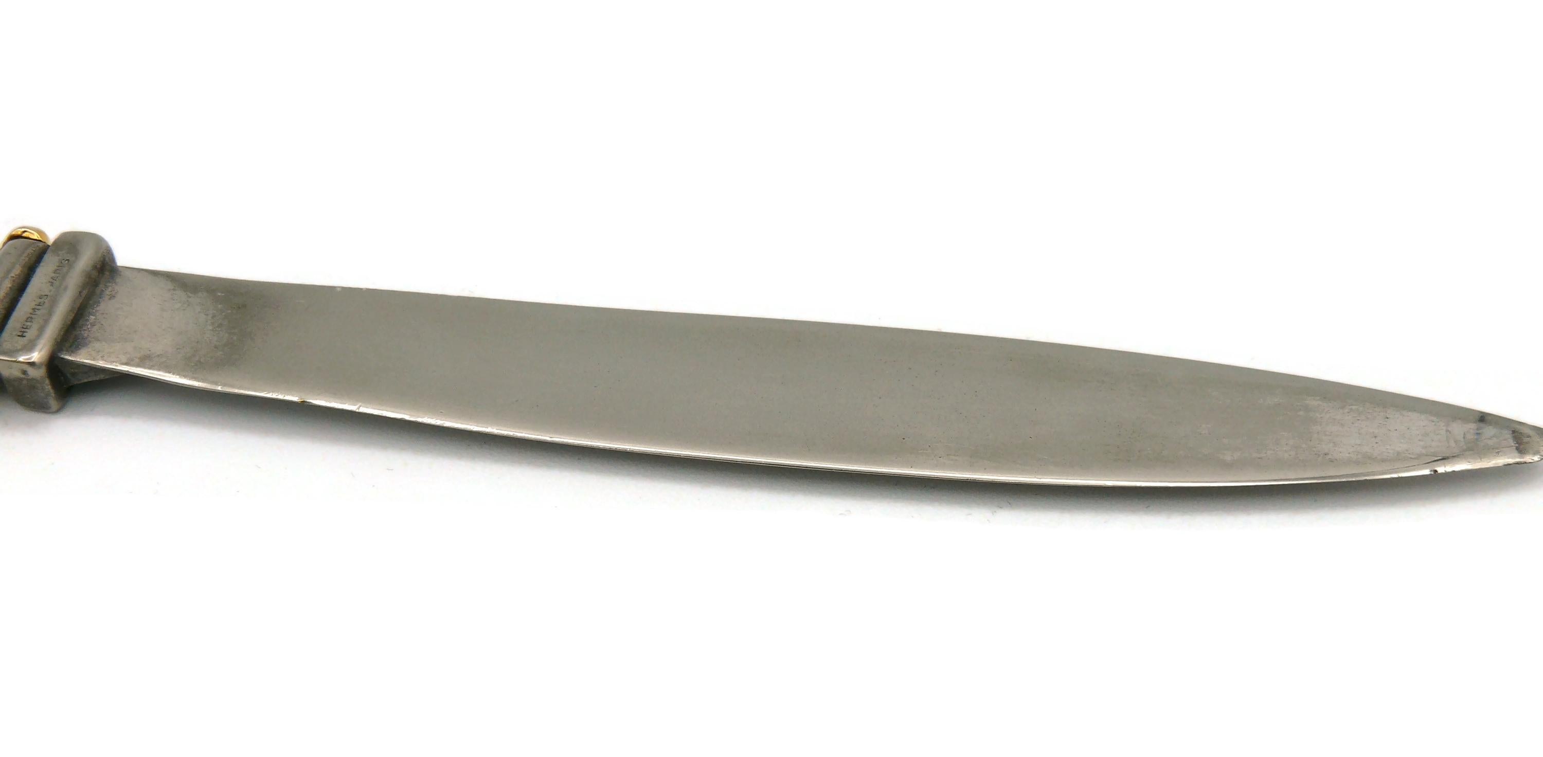 HERMES PARIS Vintage Iconic Buckle Detail Paper Knife 10