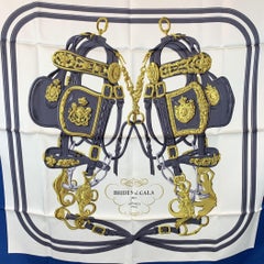 Hermes Paris Vintage Silk Scarf 1957 Brides de Gala Hugo Grygkar